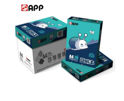金光（APP）藍蝸牛 A4/70g 復印紙 500張/包 5包/箱（2500張）辦公學生用打印紙
