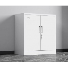 文件柜鐵皮柜子資料檔案柜帶鎖小矮柜子財務憑證柜 半截柜 1.0mm