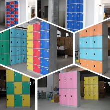ABS塑料更衣柜（16格）支持定制，多色可選